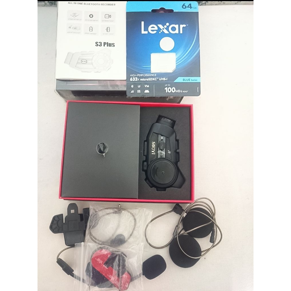 ic intercom sooyi souyi s3 plus 2k 60fps camera include memori extreme plus 64gb 2nd
