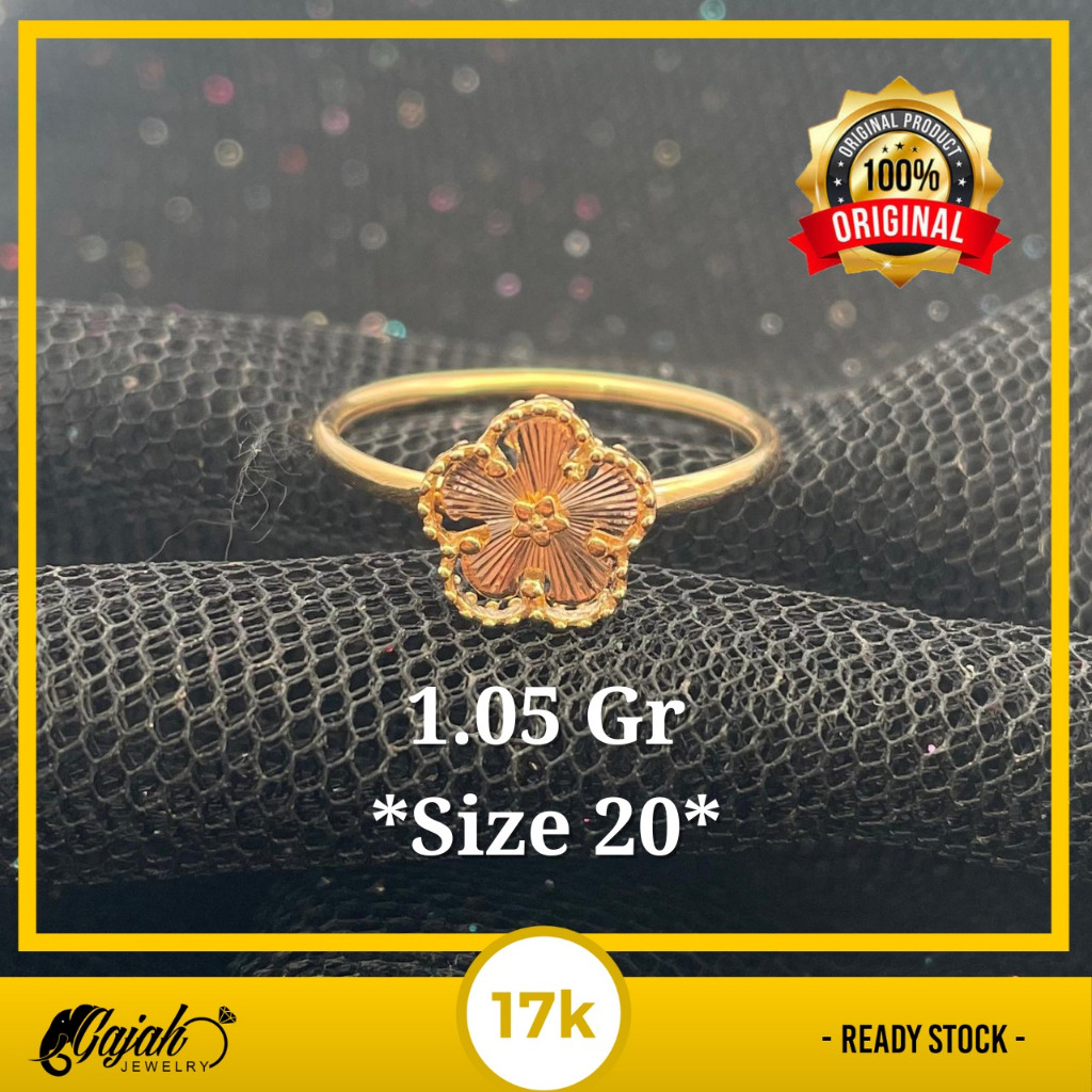 Cincin Emas 17K 1.05 Gram Toko Emas Gajah Online Salatiga 7831