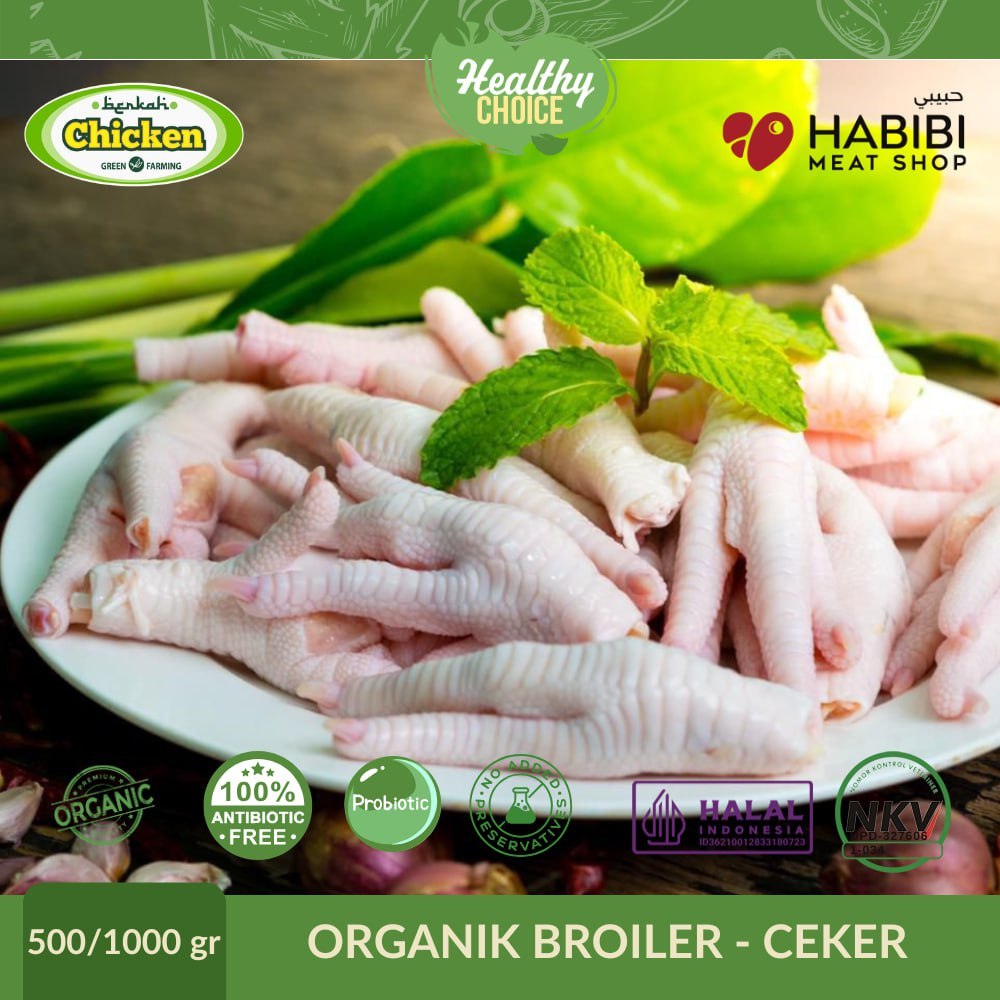 

Ayam Broiler Ceker Organik Berkah Chicken