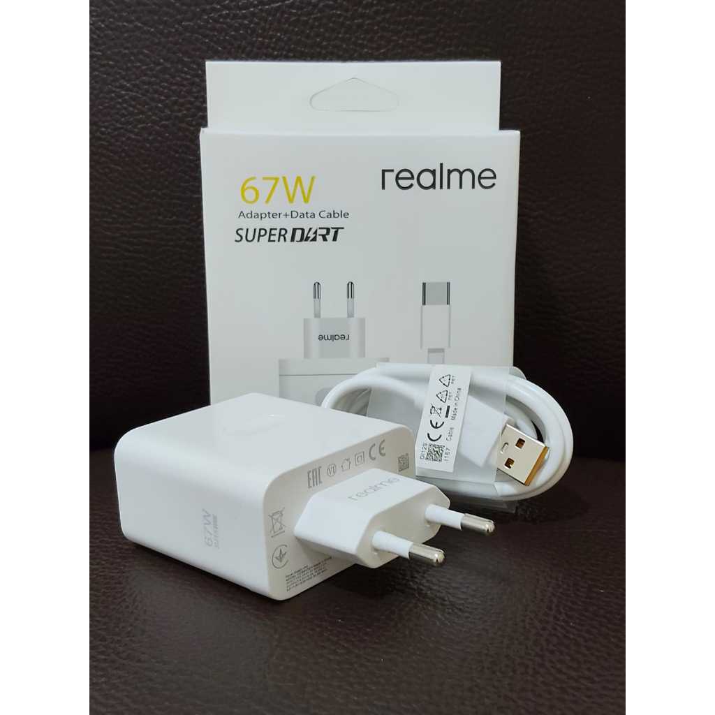 ( 67W ) ￼Charger Casan REALME 13 Pro C63 C65 C75 67W Original SuperDART VOOC TYPE C / travel adaptor