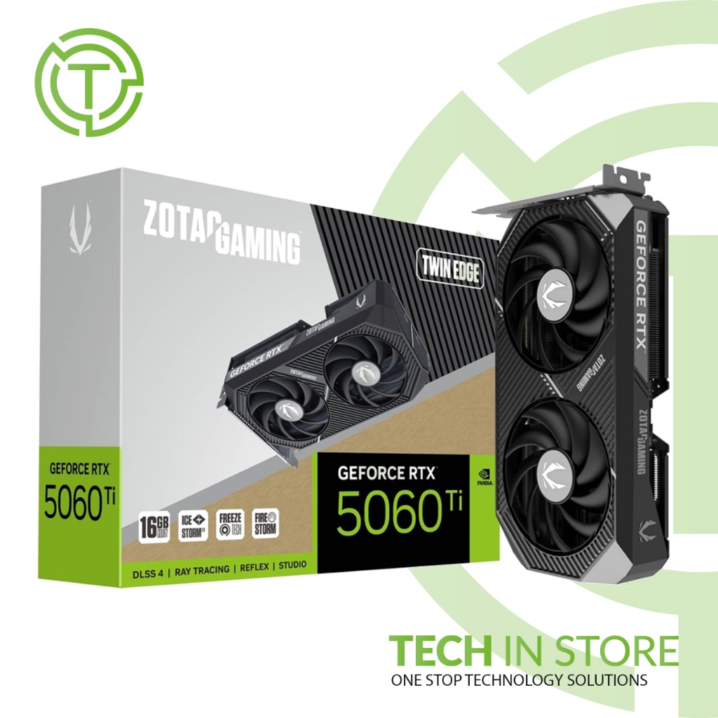VGA Card ZOTAC GAMING GeForce RTX 5060 Ti 16GB Twin Edge 16GB GDDR7