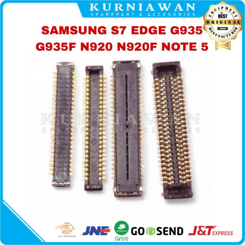 Konektor Lcd Soket Lcd Connector Lcd Fpc Samsung S7 Edge G935 G935F N920 N920F Note 5 48 Pin