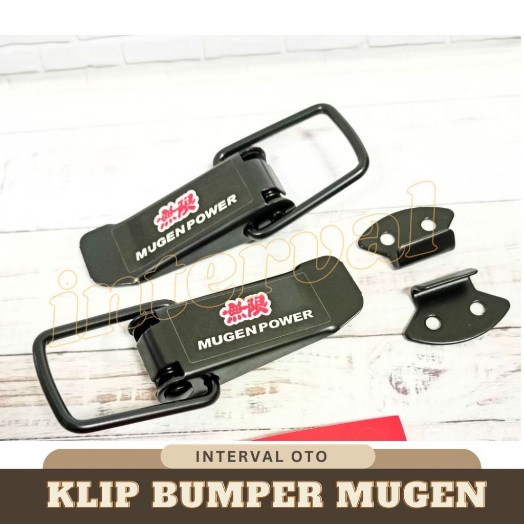 Klip Bumper Pengait Body Mobil Universal Clip Bemper Sepasang Ukuran Besar