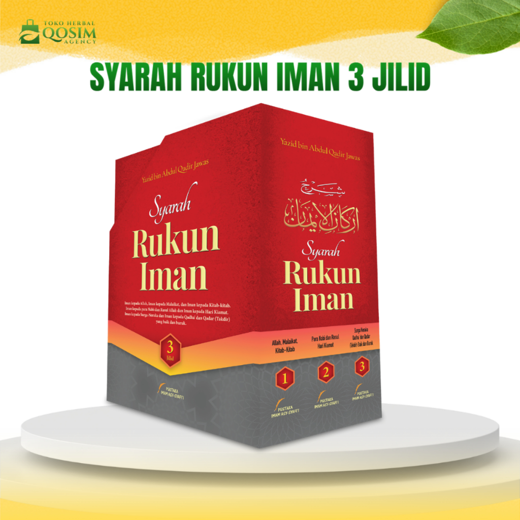 Buku Syarah Rukun Iman 3 Jilid Penulis Yazid bin Abdul Qadir Jawas - Pustaka Imam Syafi'i