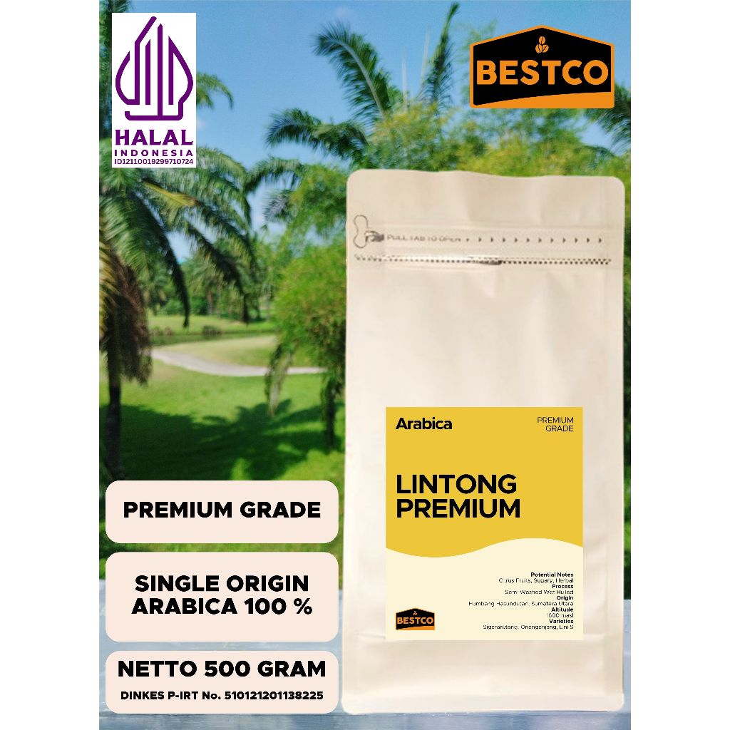 

Kopi Bestco Premium Arabica Lintong 500 gr