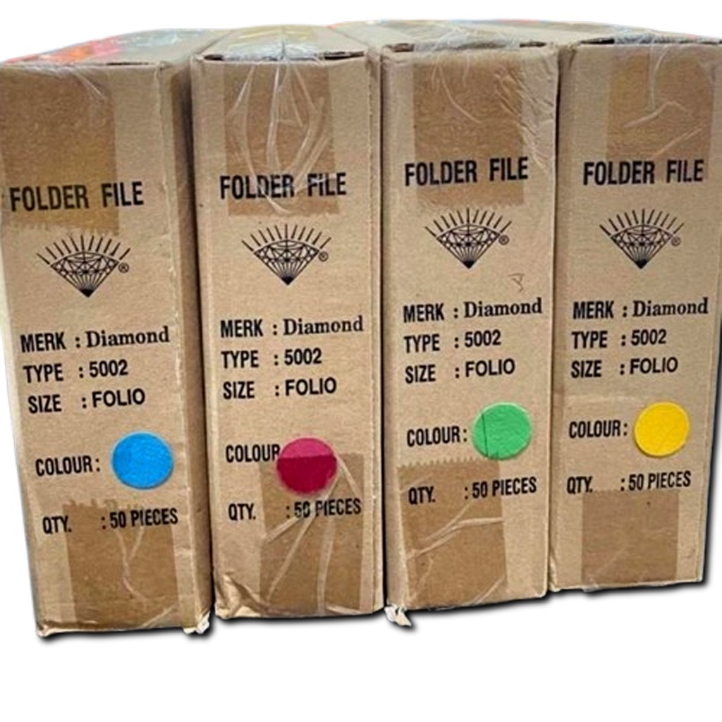 

MAP DIAMOND 5002 Ukuran Folio Merah,Biru,Kuning,Hijau