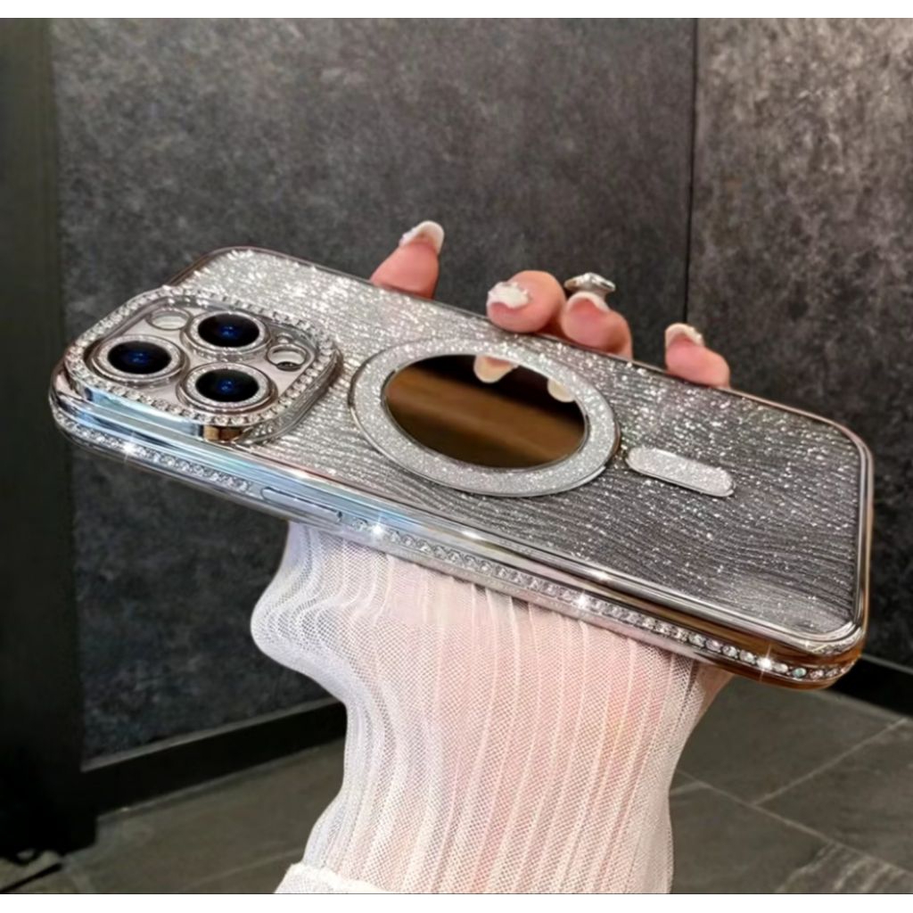 CASING KROMCASE BLINk GLITER STAND HOLDER CERMIN TERBARU VIVO Y05 V70 Y31DPRO Y35 Y01 Y15S Y15A Y02 