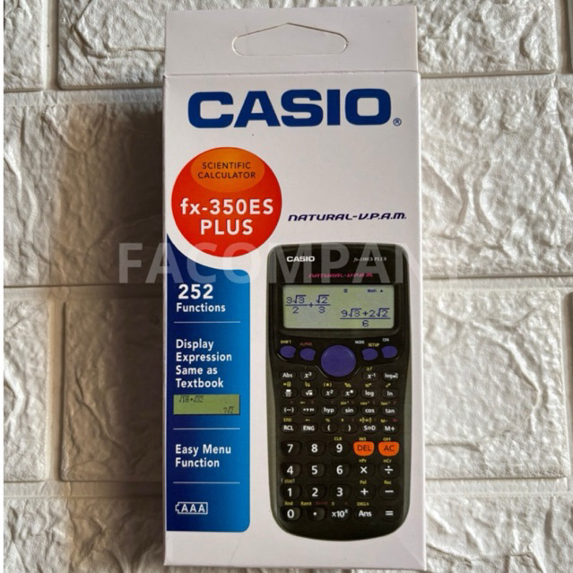 

TERMURAH‼️KALKULATOR SCIENTIFIC CASIO FX-350ES PLUS