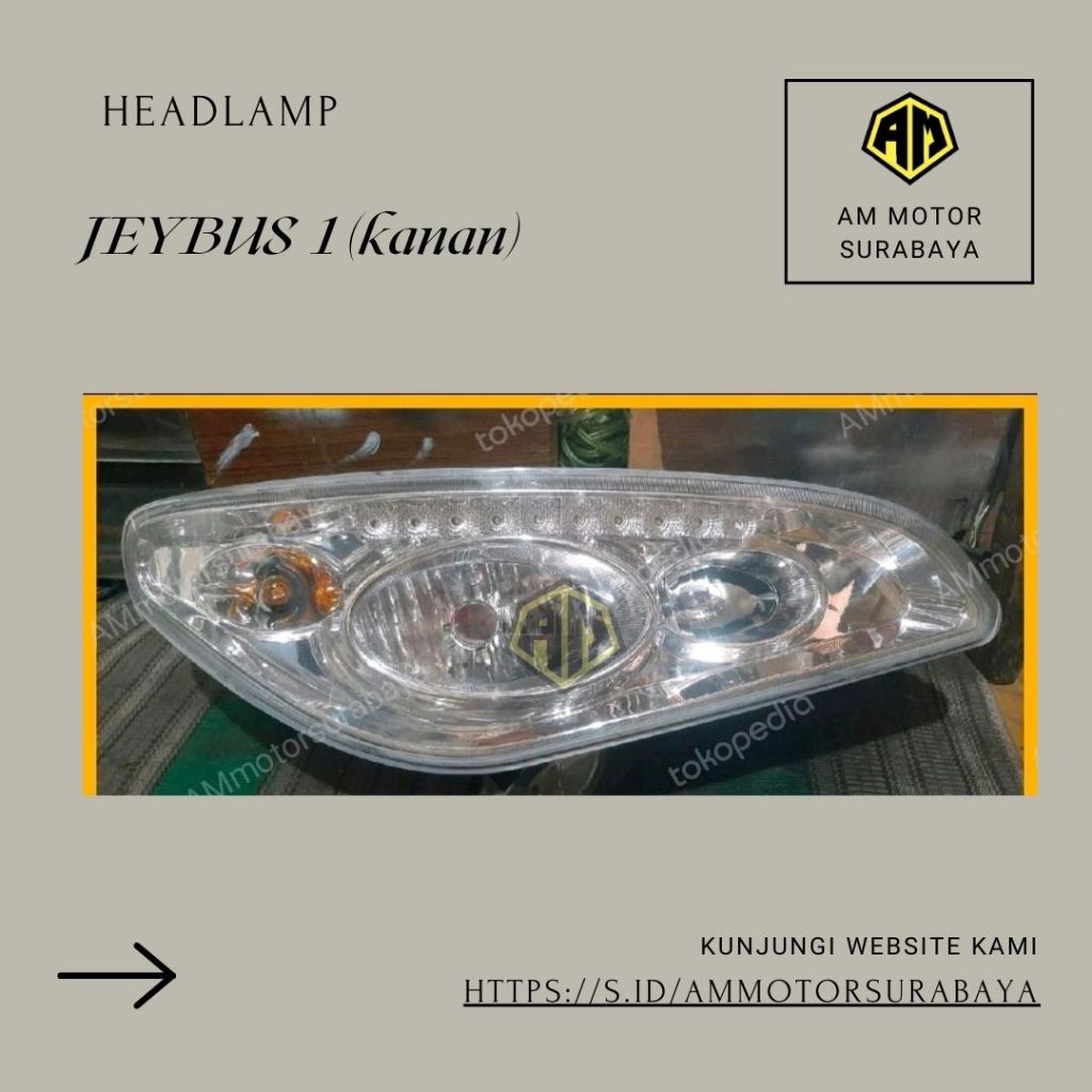 HEADLAMP JETBUS 1 (kanan)