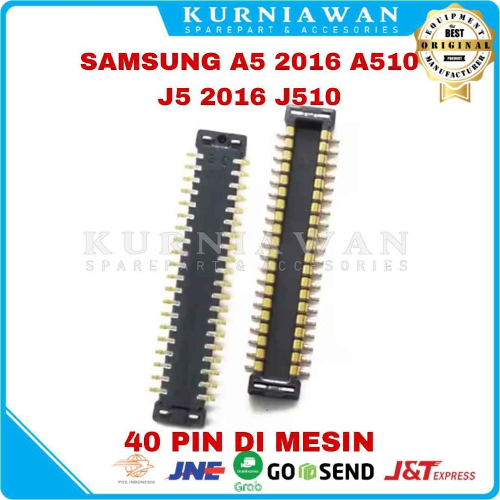 Konektor Lcd Soket Lcd Connector Lcd Fpc Samsung A5 2016 A510 J5 2016 J510