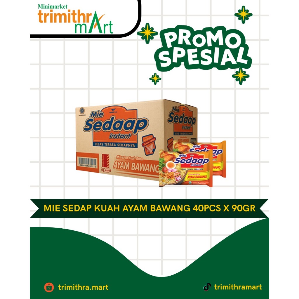 

MIE SEDAAP KUAH AYAM BAWANG ISI 40 PCS