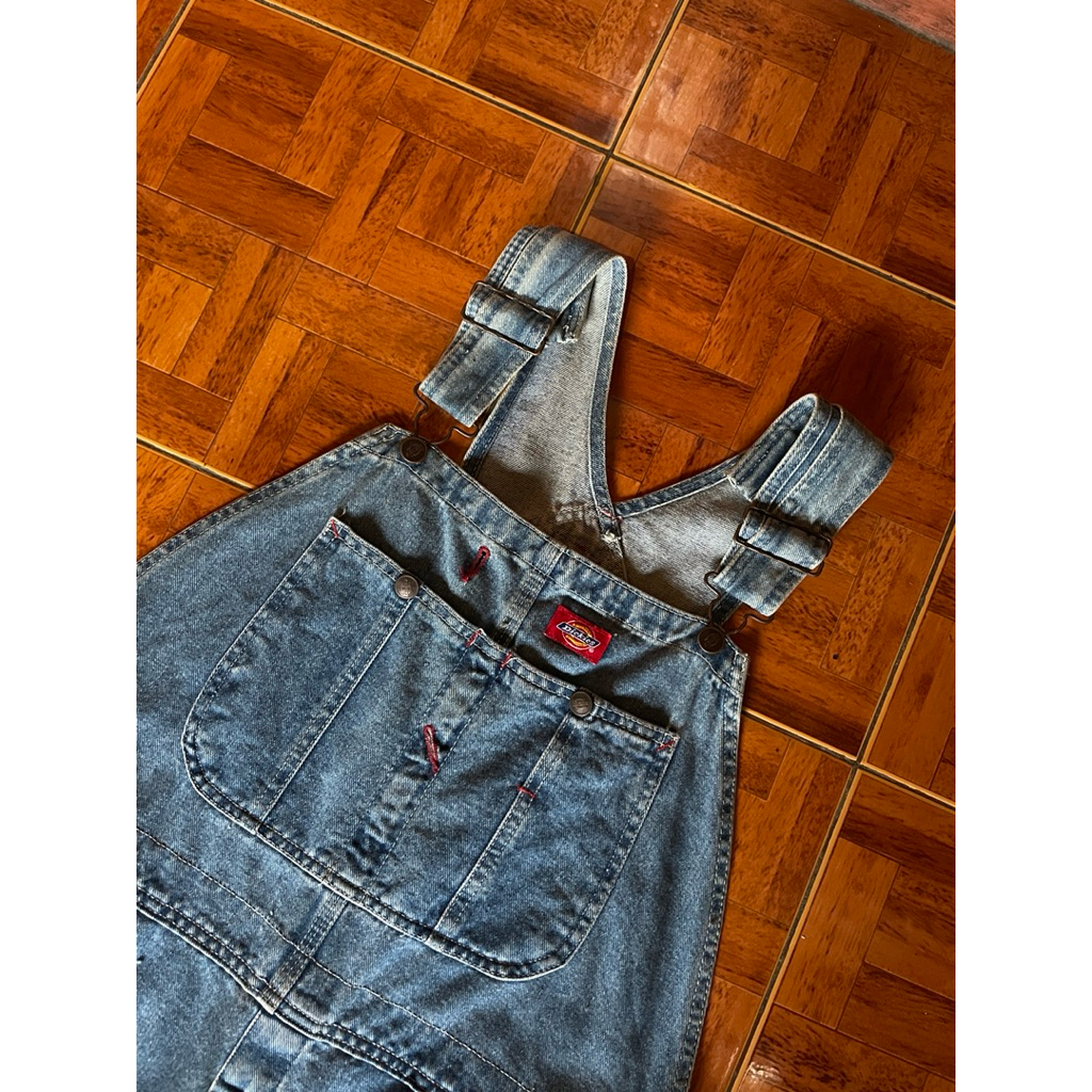 vtg overall 90s dickies blue denim