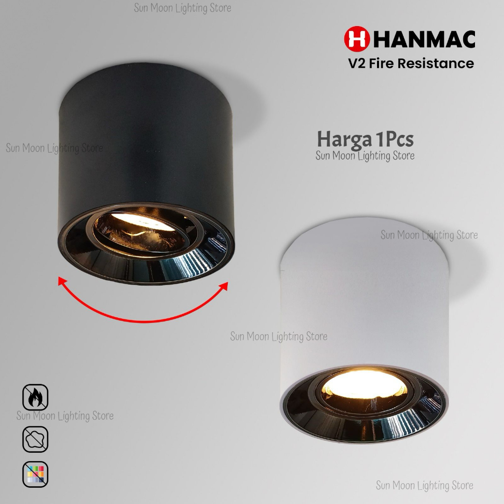 Lampu downlight outbow Mr16 kap rumah lampu reflektor chrome teras