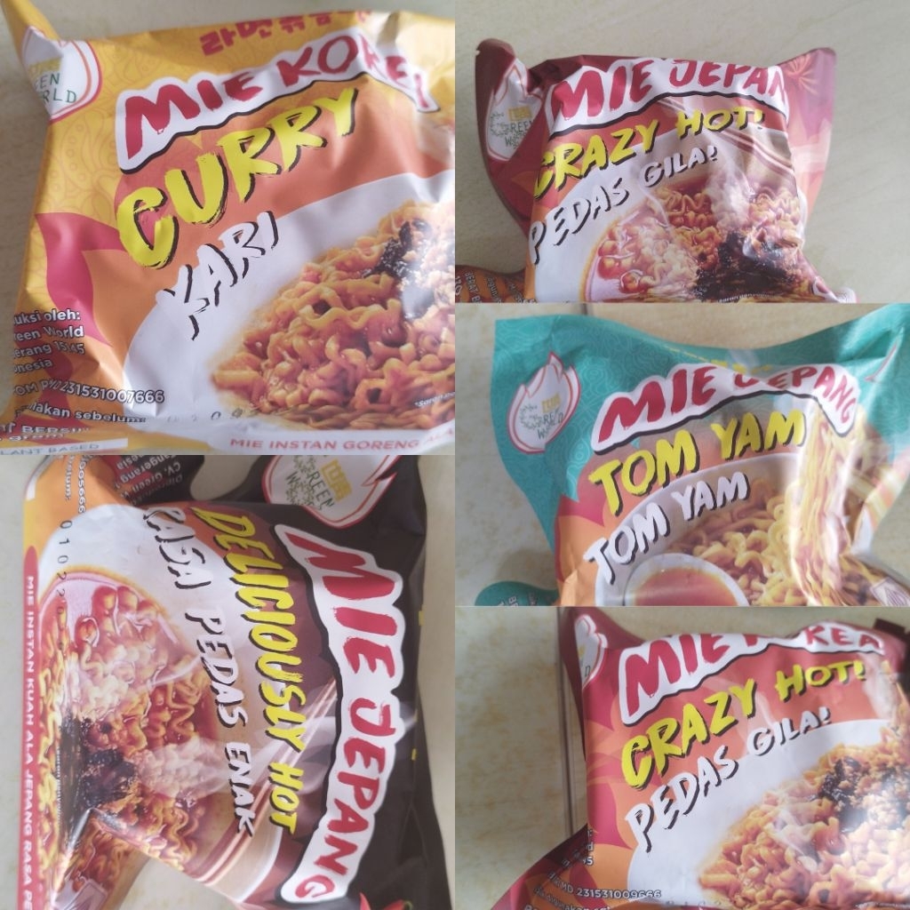 

Mie Instan Vegetarian Korea Jepang by Green World