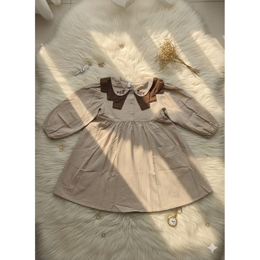 gaun /tunik anak perempuan umur 7-12 tahun