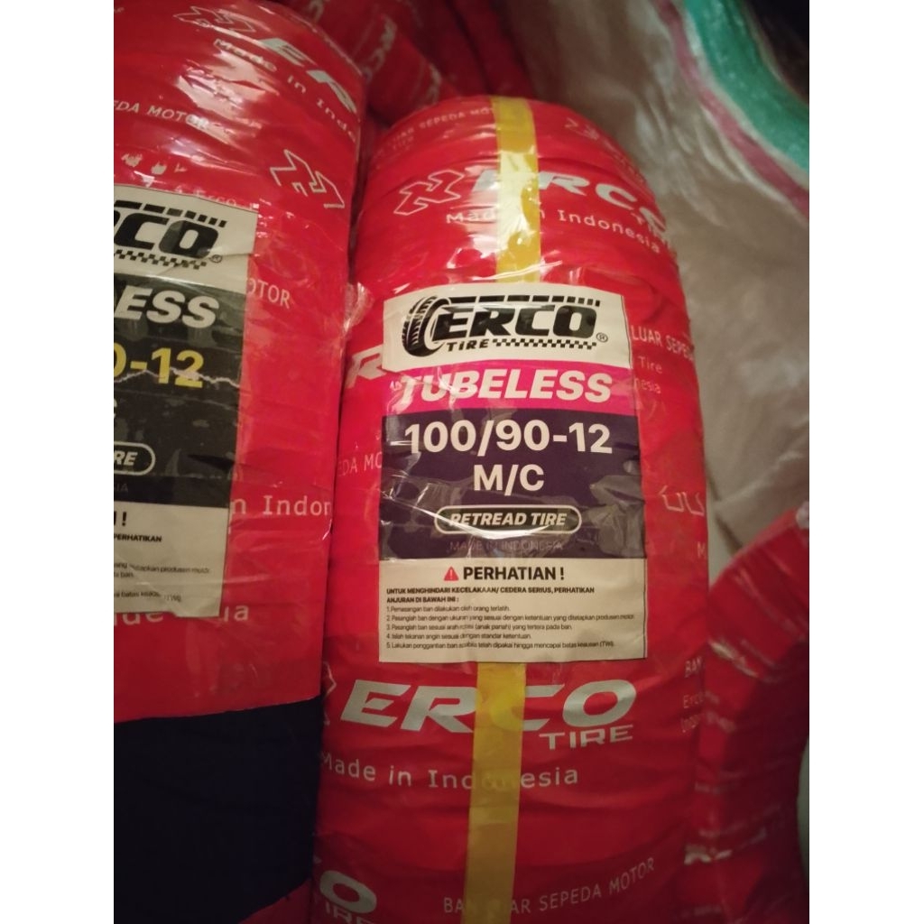 Ban Motor Matic Erco Scoopy Tubless Ring 12
