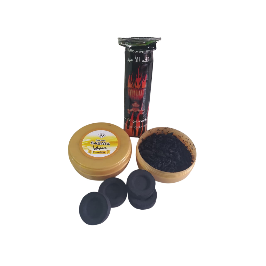 BUHUR BASAH HDJ AROMA SABAYA AMEER OUD sulaiman bonus arang magis 1 roll