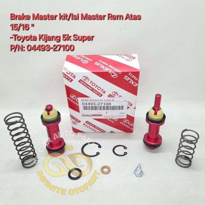 BM BRAKE MASTER KIT ISI MASTER REM ATAS 15/16" KIJANG 5K SUPER HARGA SET 04493-27100 TOY