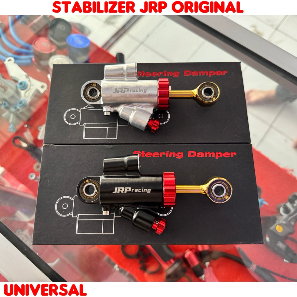 JRP - Stabilizer Steering Damper Matris Mini Cebol Model WP Plus Boshing 24Klik Fungsi Bebek & Matic