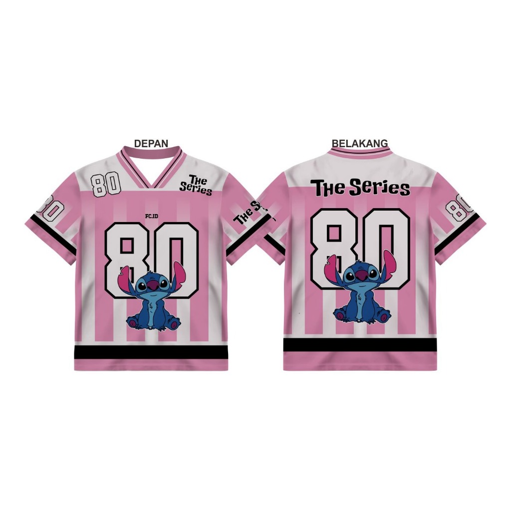 ATASAN Kaos Jersey Anak 2-10 Thn Jersey Oversized  Dryfit Jersey Rugby Baseball Retro Streetwear Num