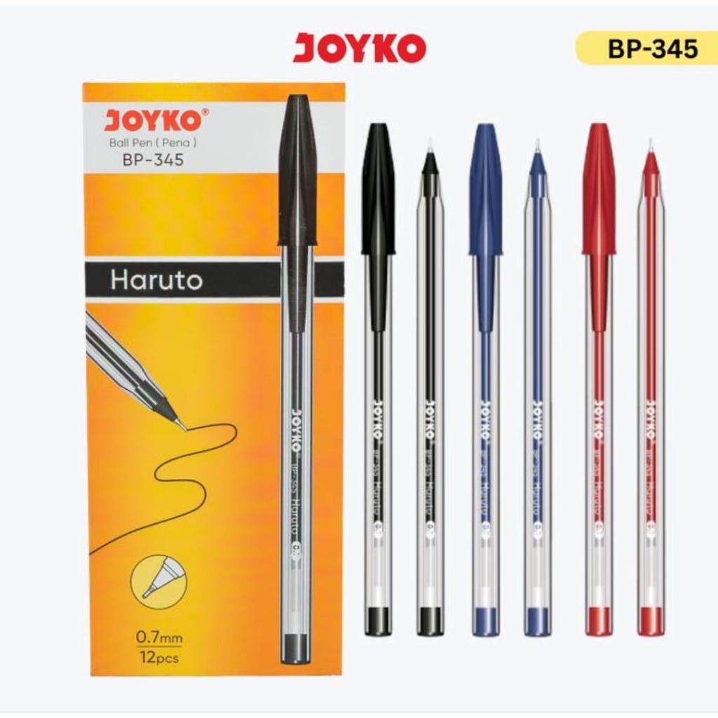 

pulpen joyko BP 345 per lusin #