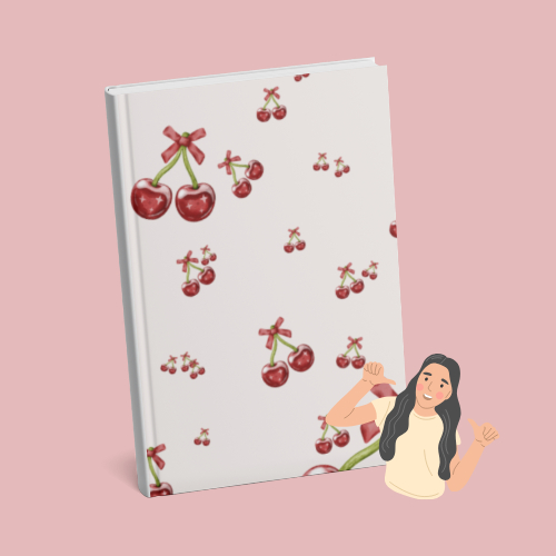

Sampul Buku Aesthetic Cherry Spark Buku Kecil Besar