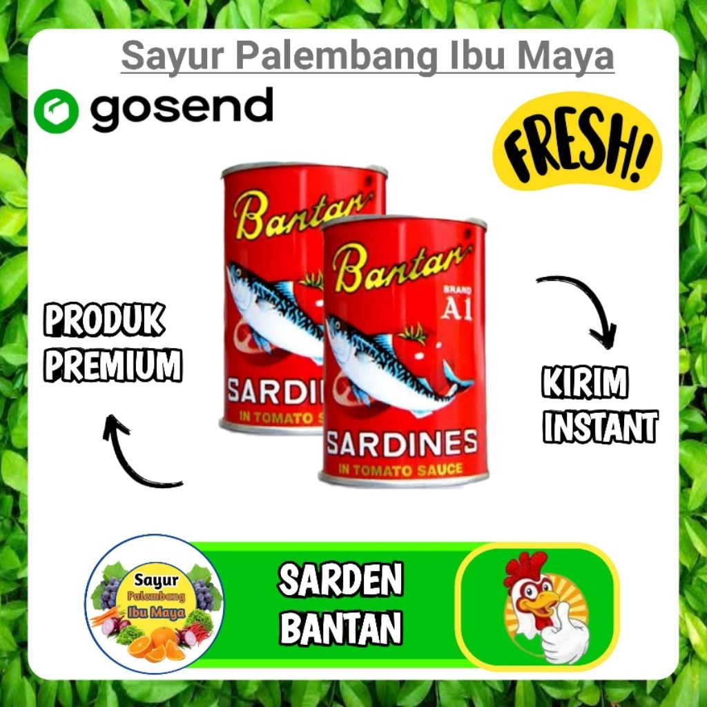 

Sarden Bantan Kaleng 155 Gram - Kirim instan Sayur Palembang