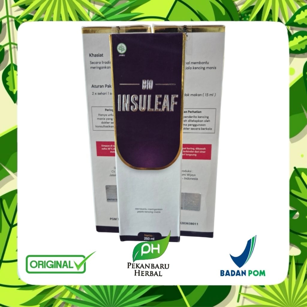 BIO INSULEAF PAKET 3 ORIGINAL FREE BONUS