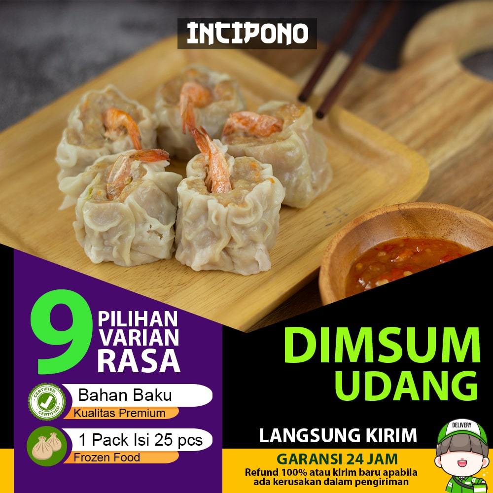 Incipono Dimsum Udang 1 Pack isi 25 pcs Frozen Halal Premium