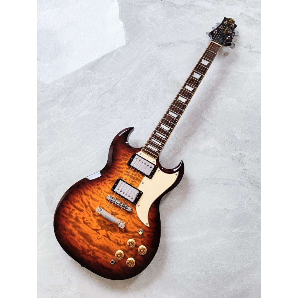 Gitar Listrik Electric Guitar Samick Greg Bennett Torino TR2 SG Style