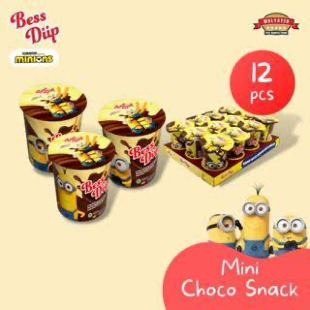

bess diip minion choco isi 12pcs