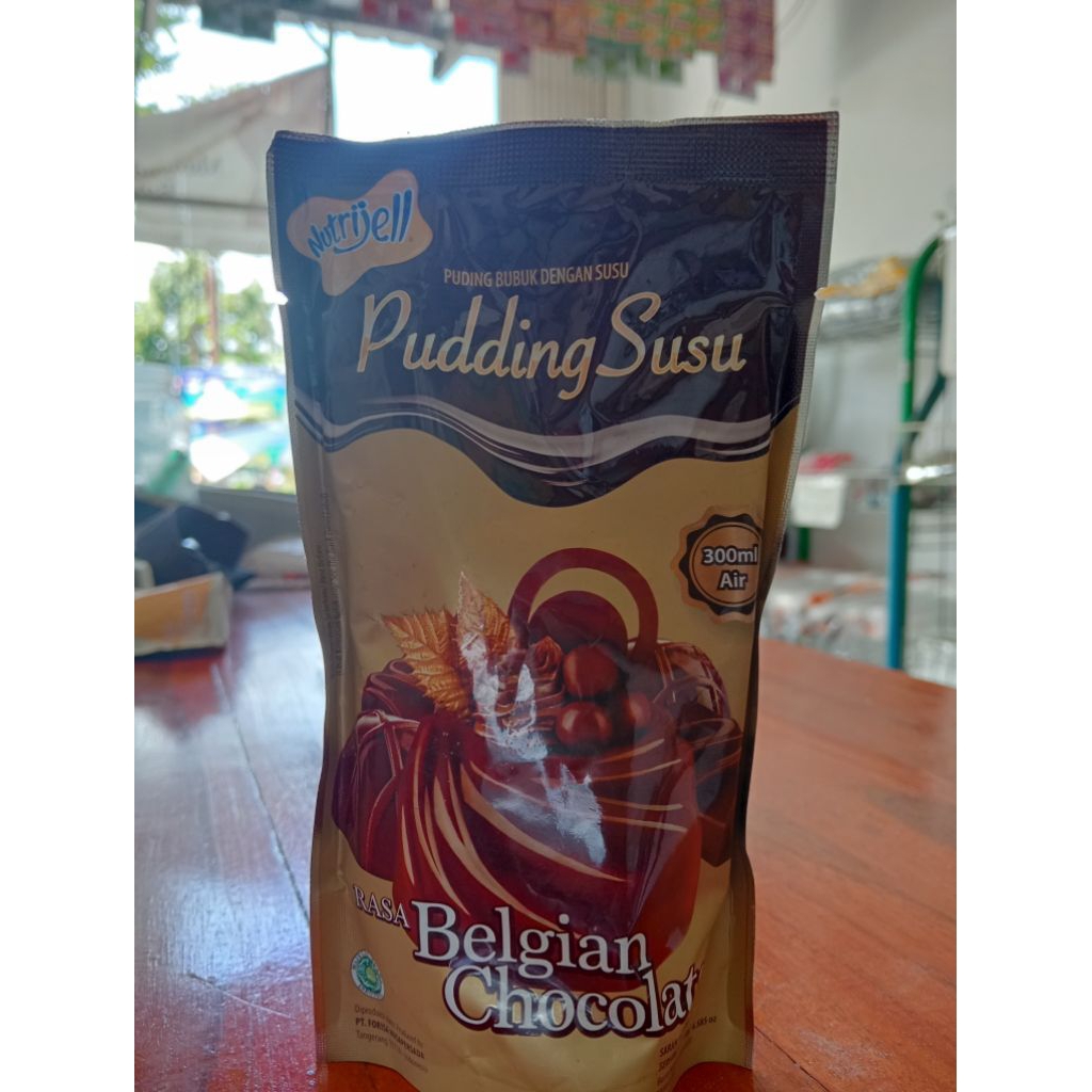 

Nutrijel Puding Susu Belgian Coklat 130gr