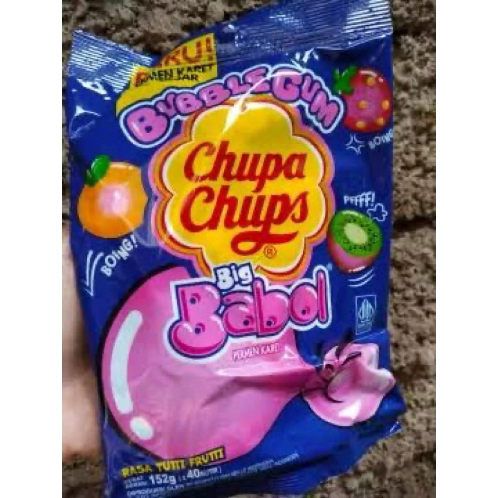 

chupa chups big babol bubble gum 1 sak