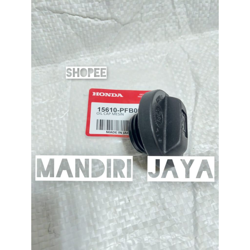 Tutup oli cap oil cap mesin Honda Mobilio Ori