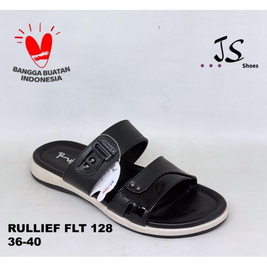 RULLIEF FLT 128 - SANDAL SLOP FLAT CASUAL DEWASA MERK RULLIEF ORIGINAL