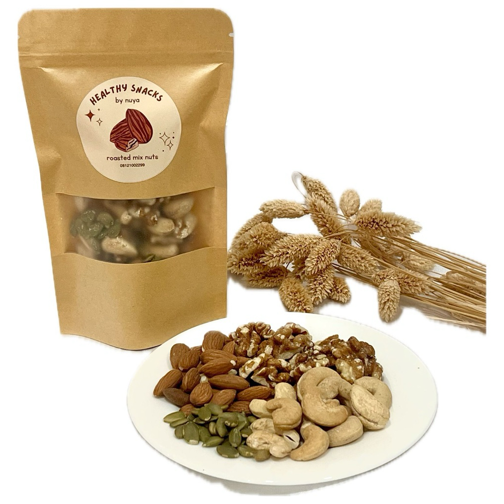 

Healthy mix nuts, cemilan sehat, kacang2an panggang