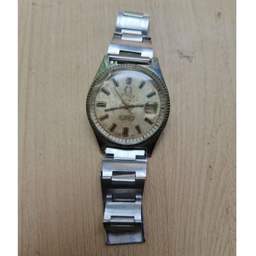 jam tangan titus otomatis mati