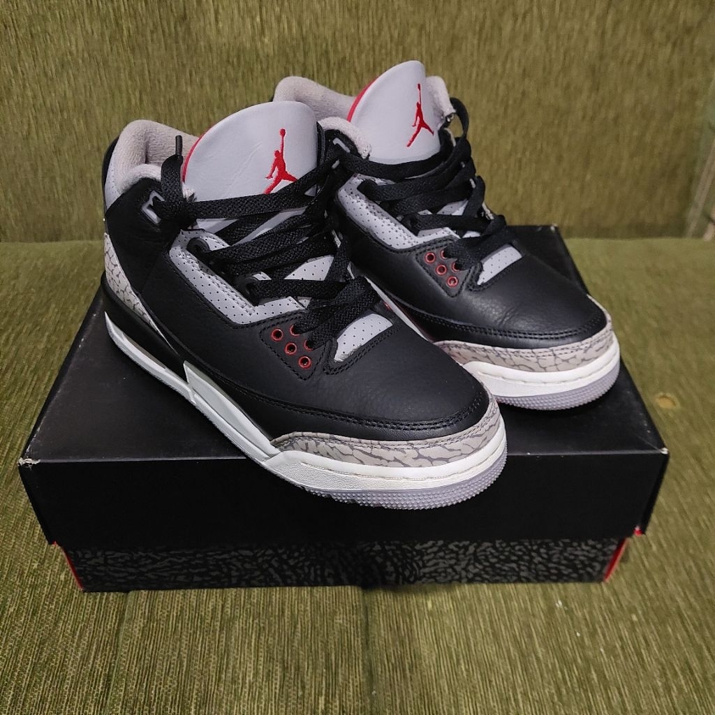 Sneakers N1ke Air Jordan Retro 3 Black/Grey Original