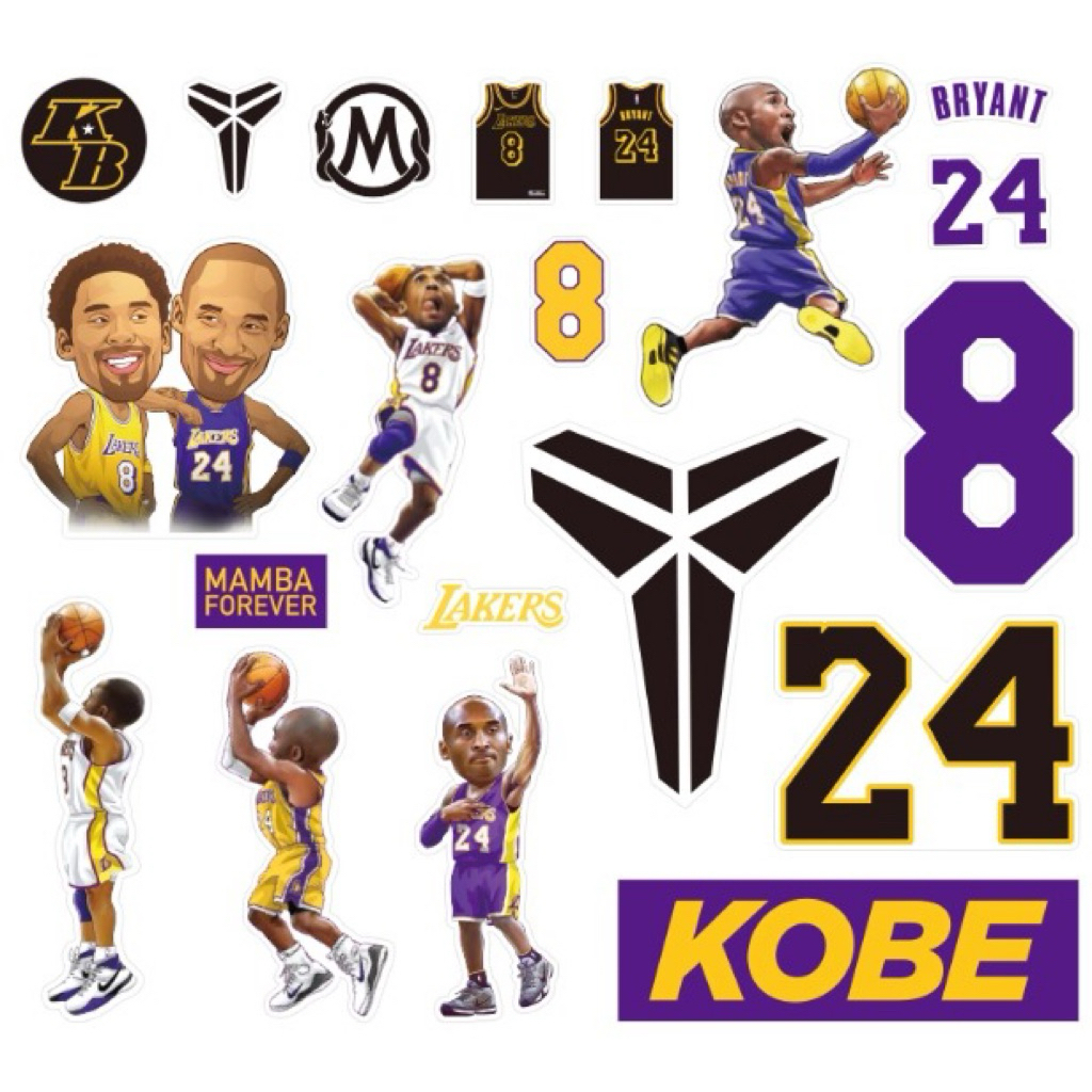 

Sticker Basketball Besar VNYL Tahan Air Tebal Import Jordan/NBA/Michael Jordan/Slam Dunk