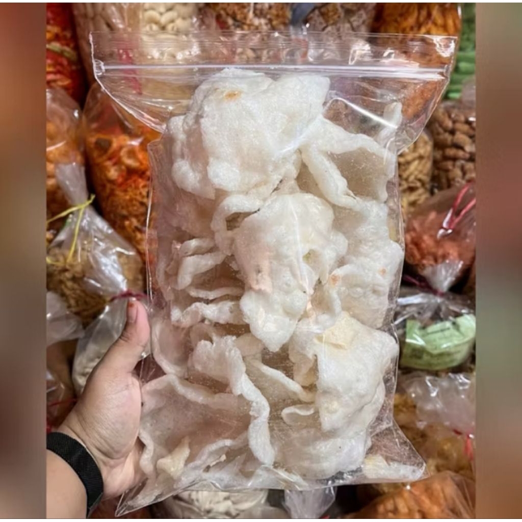 

KERUPUK OPAK ACI SANGRAI PASIR RASA BAWANG,Berat 200gram/ALLBAKTI SNACK/GROSIR SNACK KILOAN MURAH