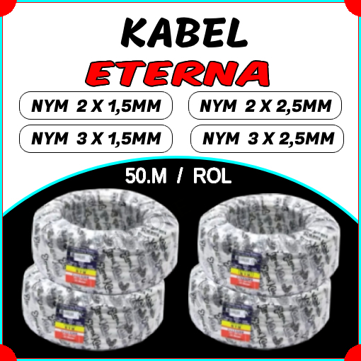 AC.KABEL.ETERNA  1.ROL.=..50.MTR