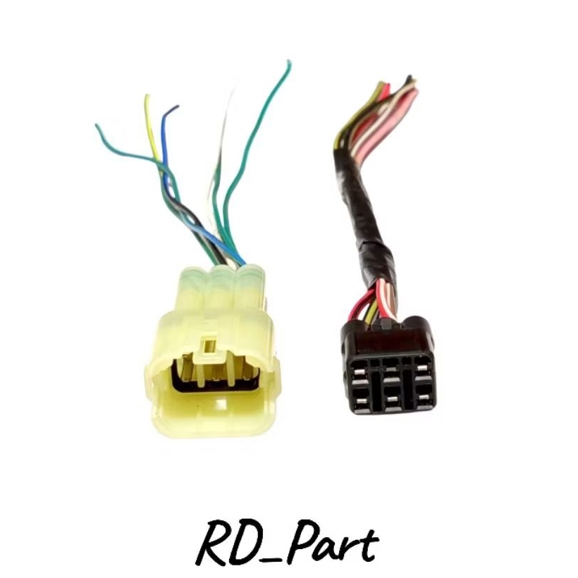 Socket Soket Sambungan kabel 6 PIN WATERPROOF ANTI AIR UNIVERSAL / Socket Soket Konektor Kabel Motor