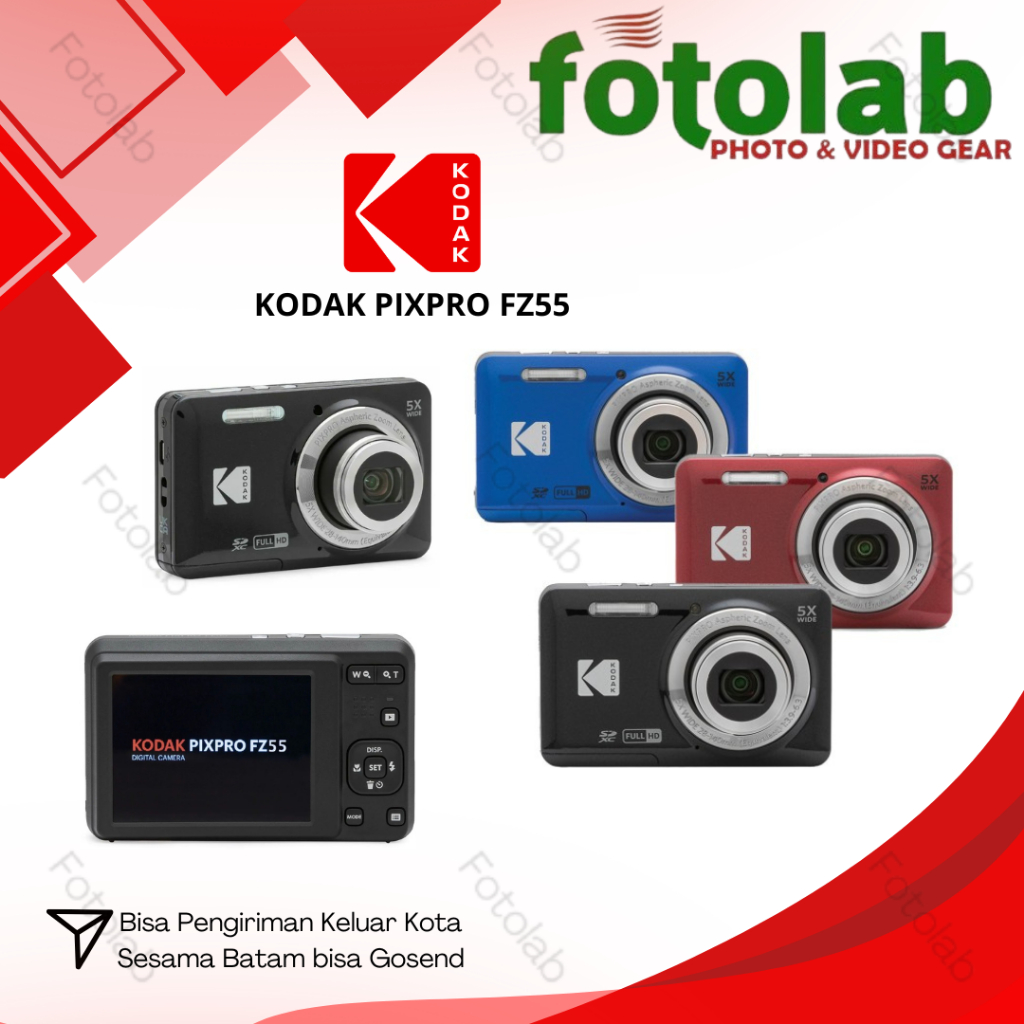 Kodak Pixpro FZ55 - Kamera Pocket Kodak Pixpro FZ55