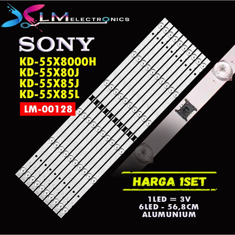 BACKLIGHT SONY 55 KD-55X8000H KD-55X80J KD-55X85J KD-55X85L KD55X8000H KD55X80J KD55X85J KD55X85L