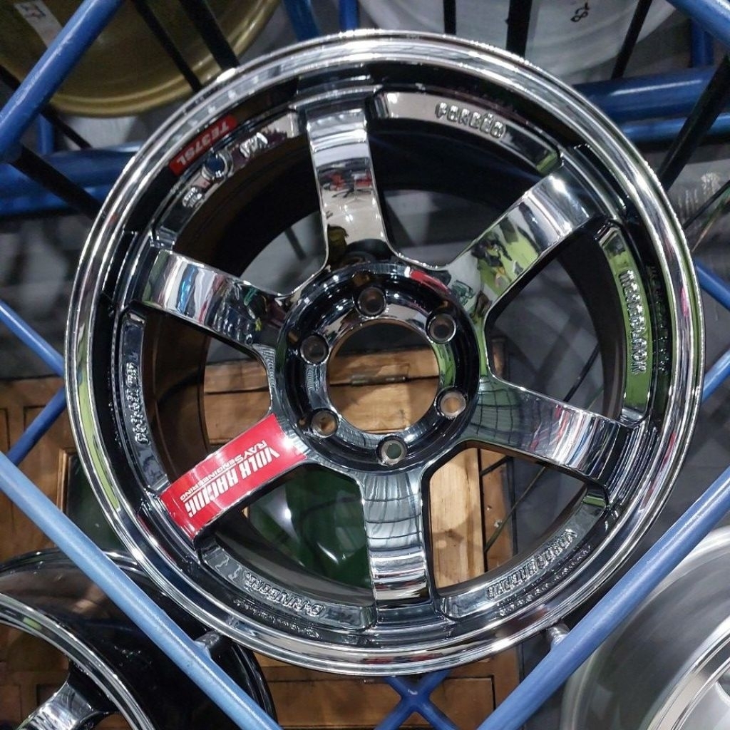 R18 TE37 BlackChrome