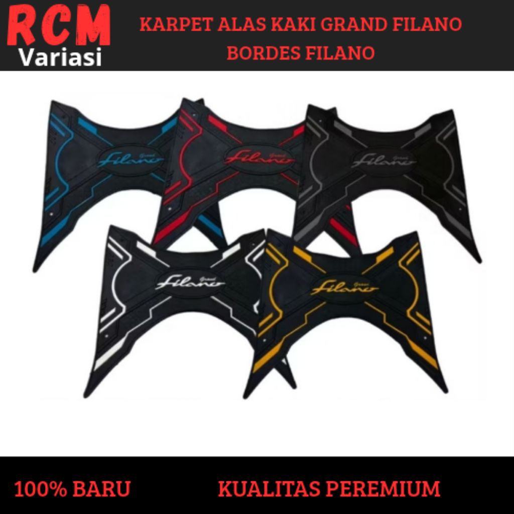 BORDES KARPET GRAND FILANO ALAS KAKI PIJAKAN ALAS KAKI MOTOR GRAND FILANO