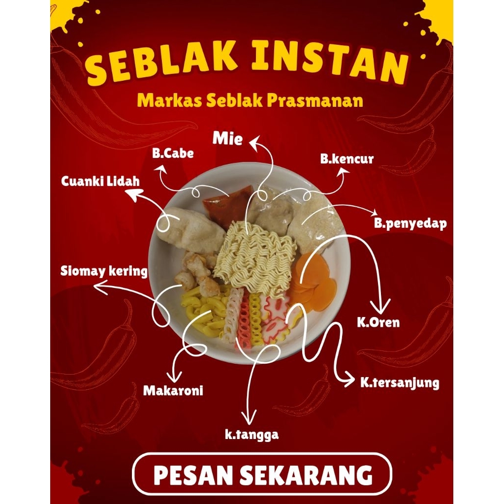 

SeblakInstan|MarkasSeblakPrasmanan|Pemalang