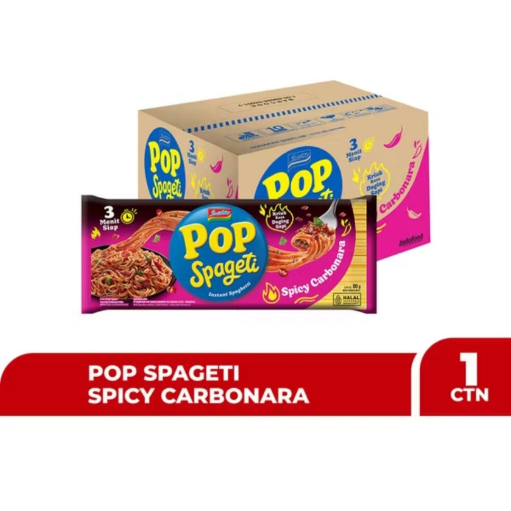 

Pop Spaghetti Spicy Carbonara Dus 40 x 84 gr