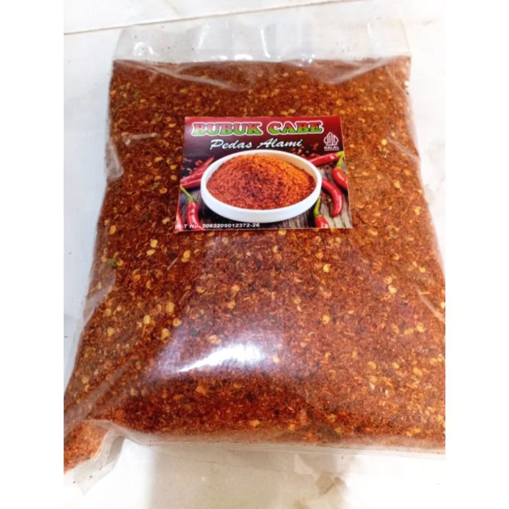 CABE BUBUK KASAR PEDAS ,CABE BUBUK ,CABE KASAR, ABON CABE 500gr / 1kg