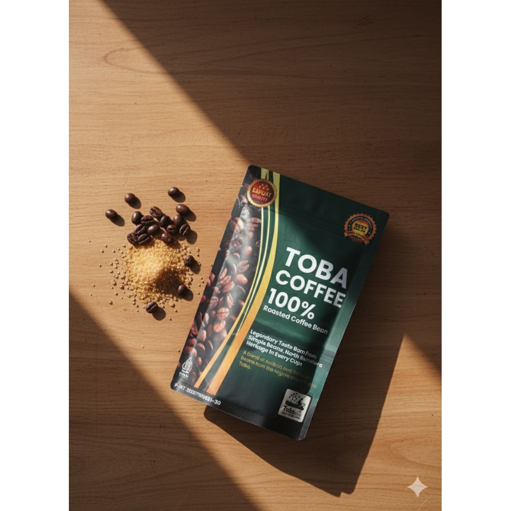 

ROASTEN BEAN 200 GRAM (BIJI KOPI SANGRAI) (TOBA COFFEE 100%) kopi robusta dan arabika sumatera aslifull wash, khas spesialty kopi sumatera nutty taste